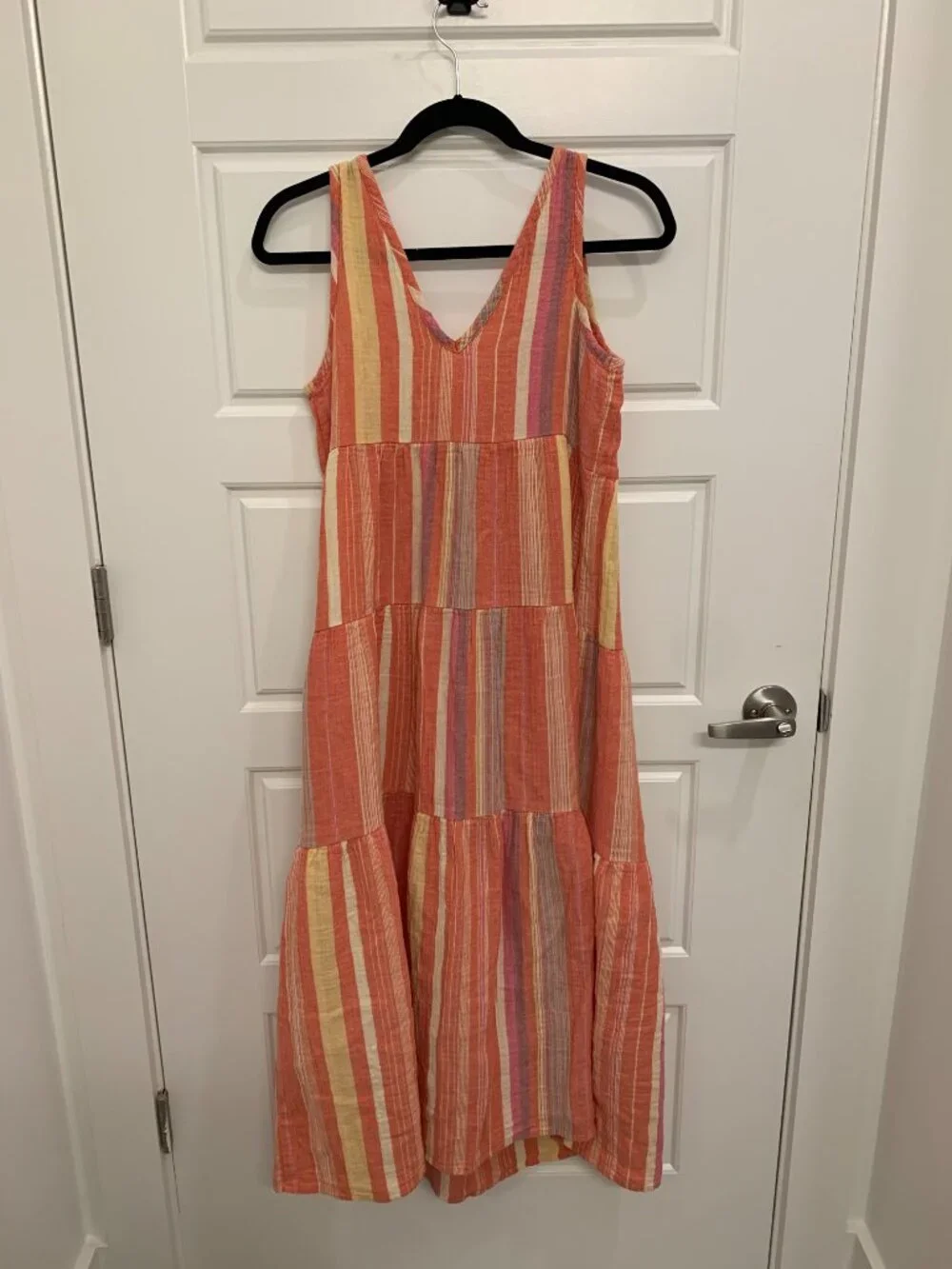 Marine Layer Corinne Striped Tiered Sundress